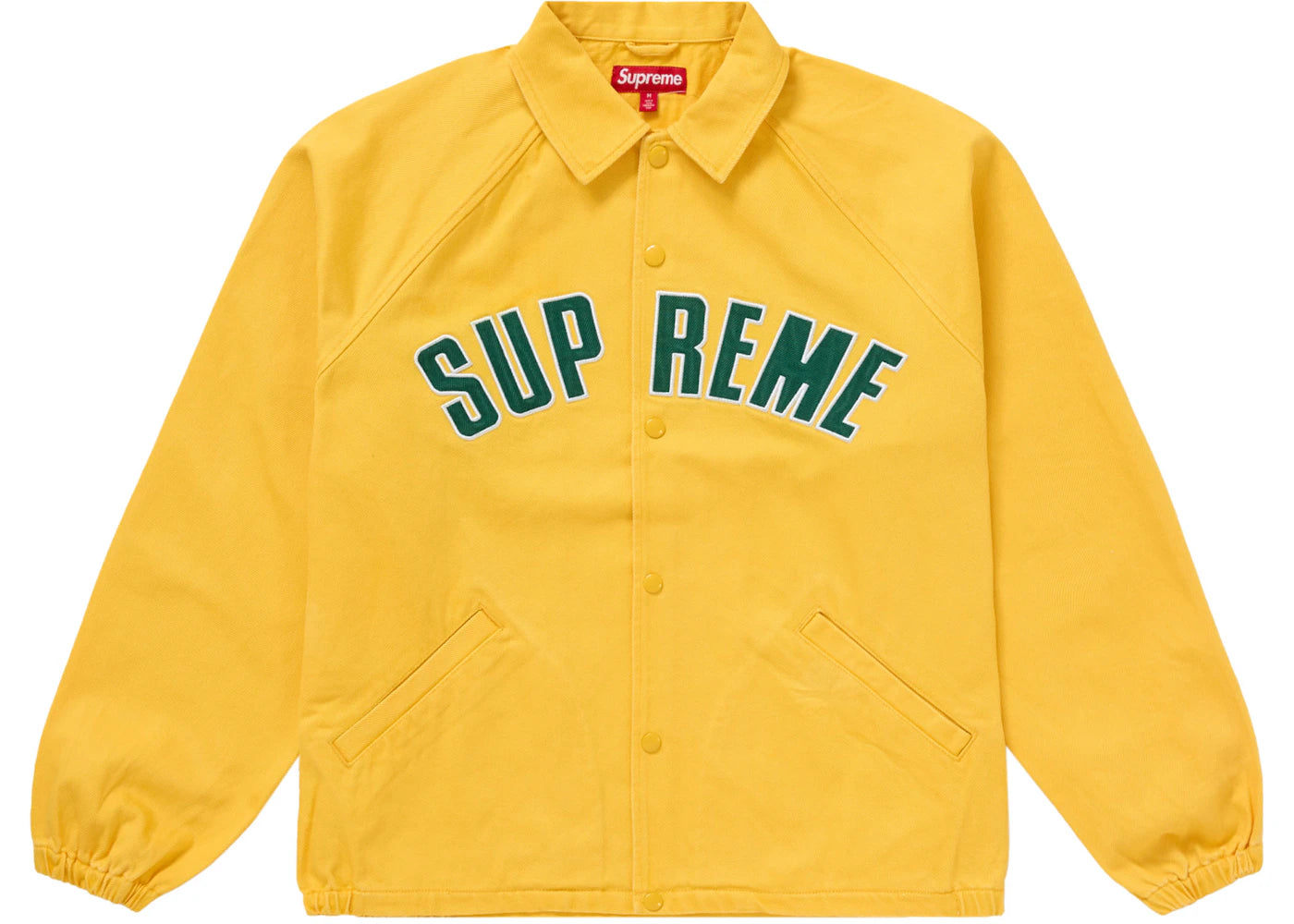 Supreme Arc Denim Coaches Jacket Yellow