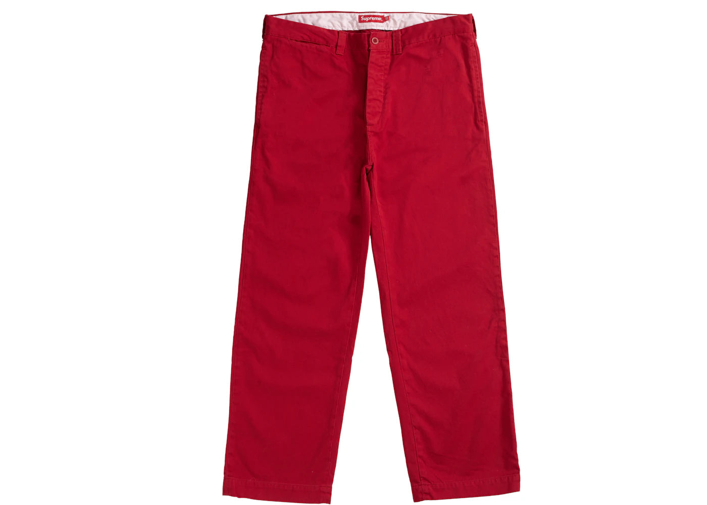 Supreme Arc Logo Chino Pant Red