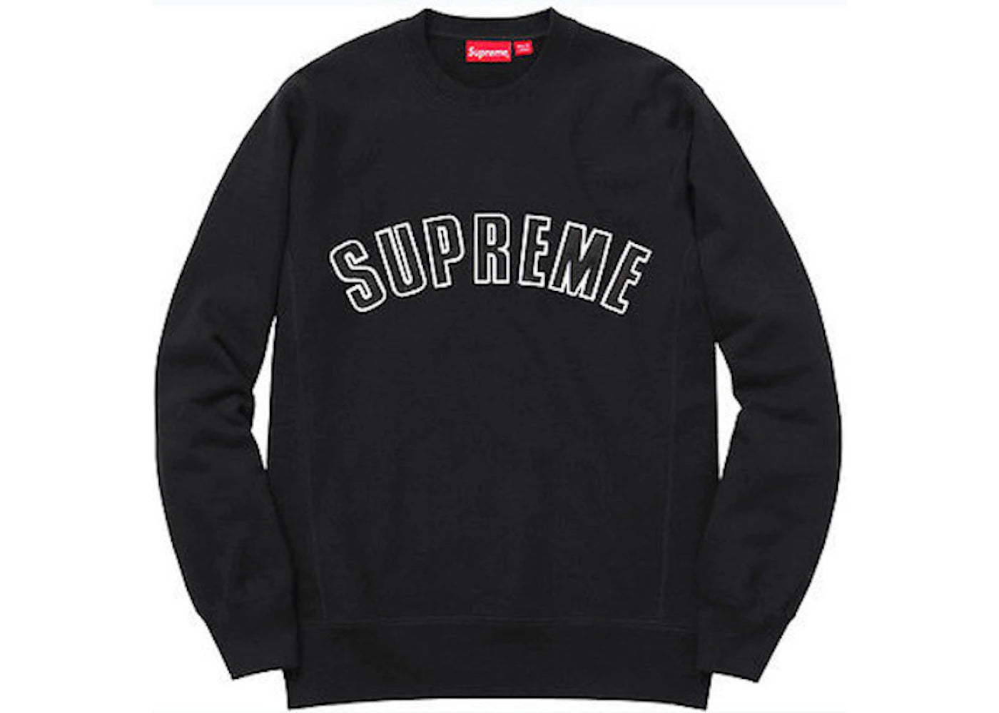 Supreme Arc Logo Crewneck Black