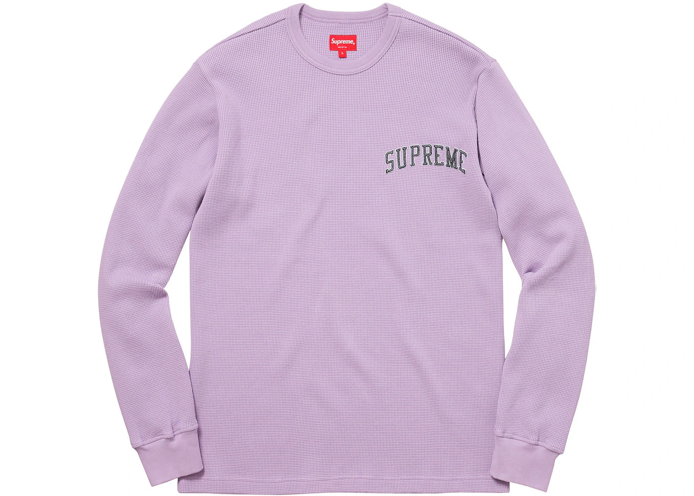 Supreme Arc Logo L/S Thermal Light Purple