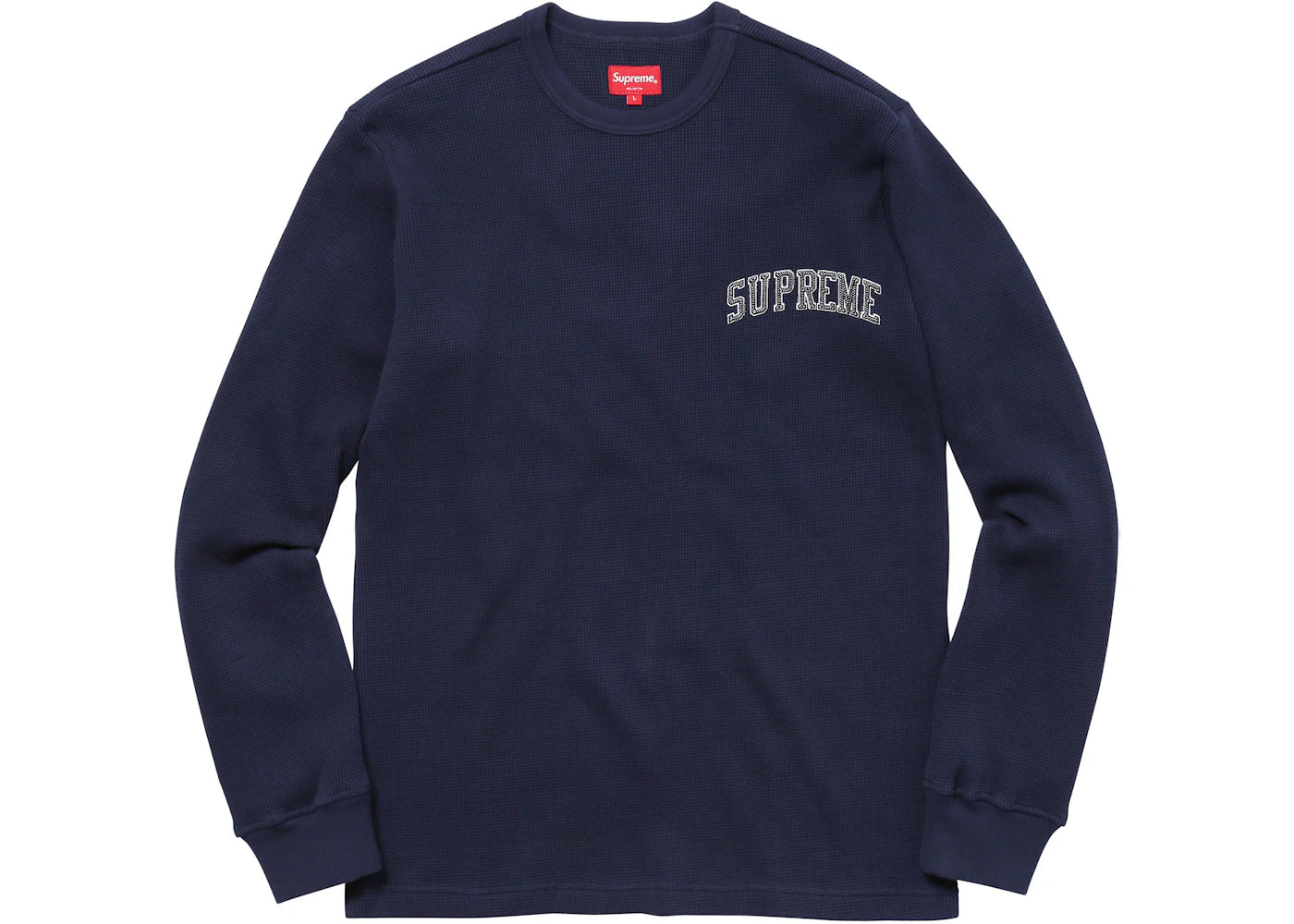 Supreme Arc Logo L/S Thermal Navy