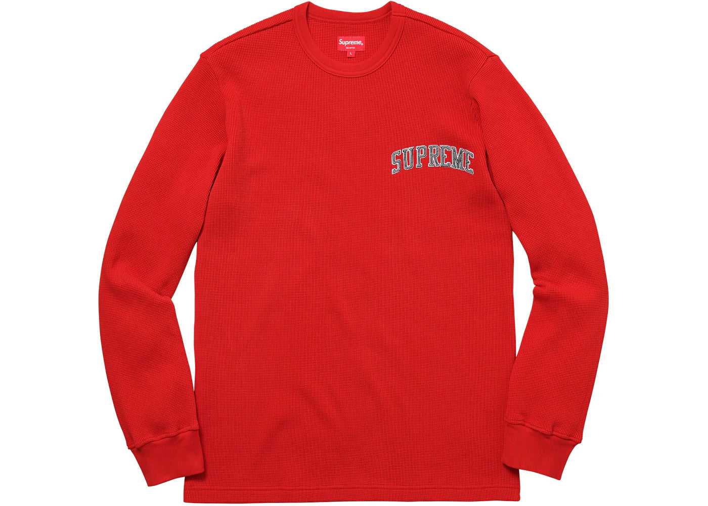 Supreme Arc Logo L/S Thermal Red