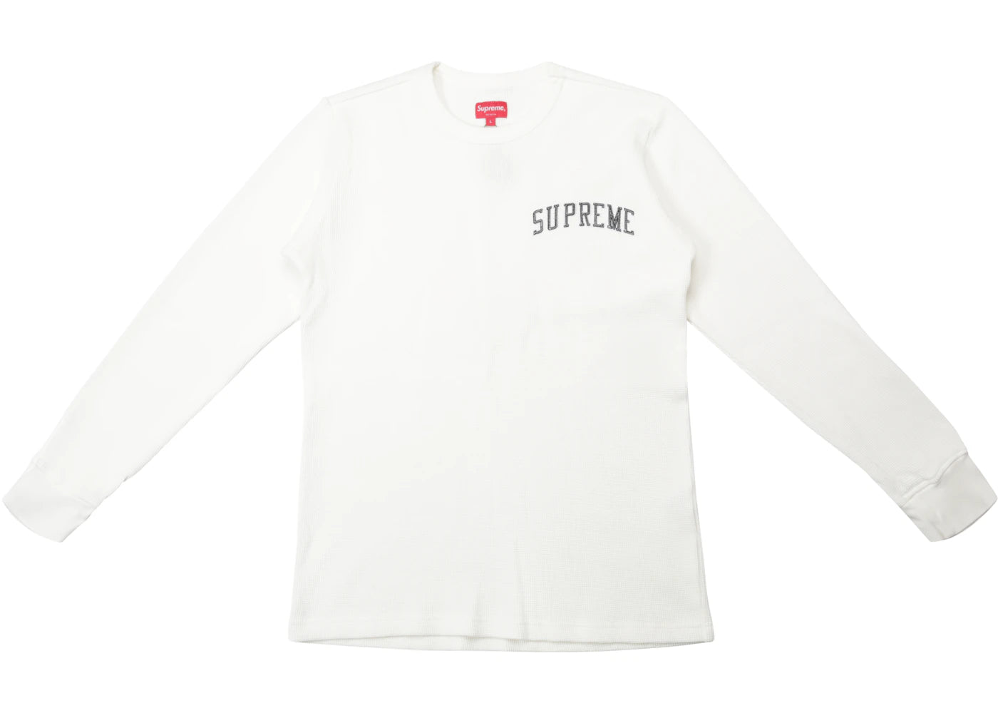 Supreme Arc Logo L/S Thermal White