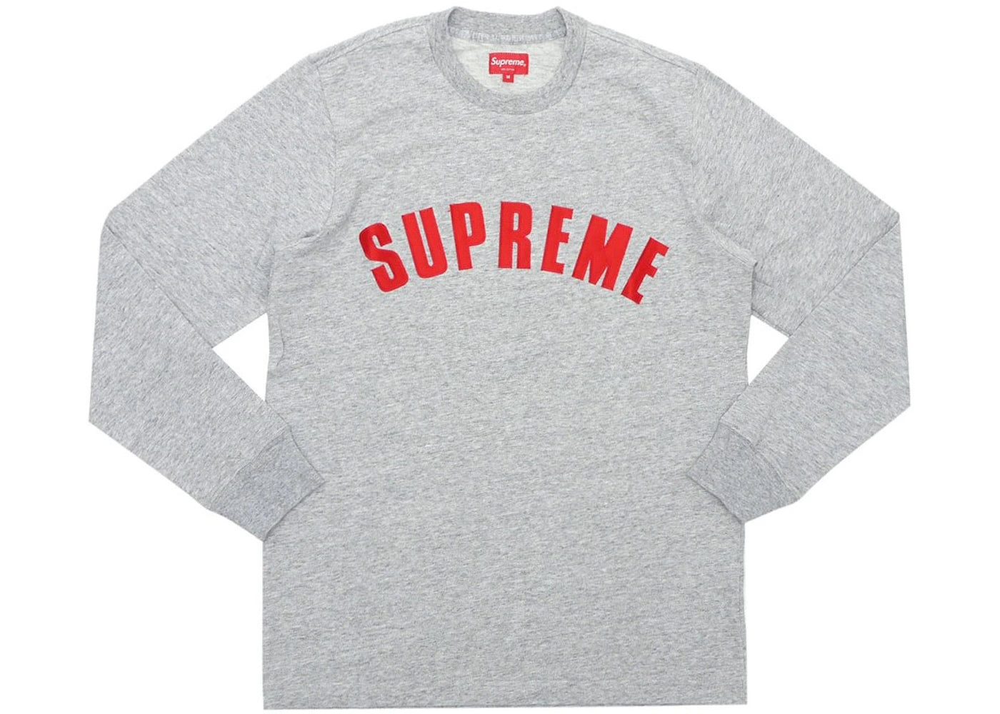 Supreme Arc Logo LS Top Heather Grey