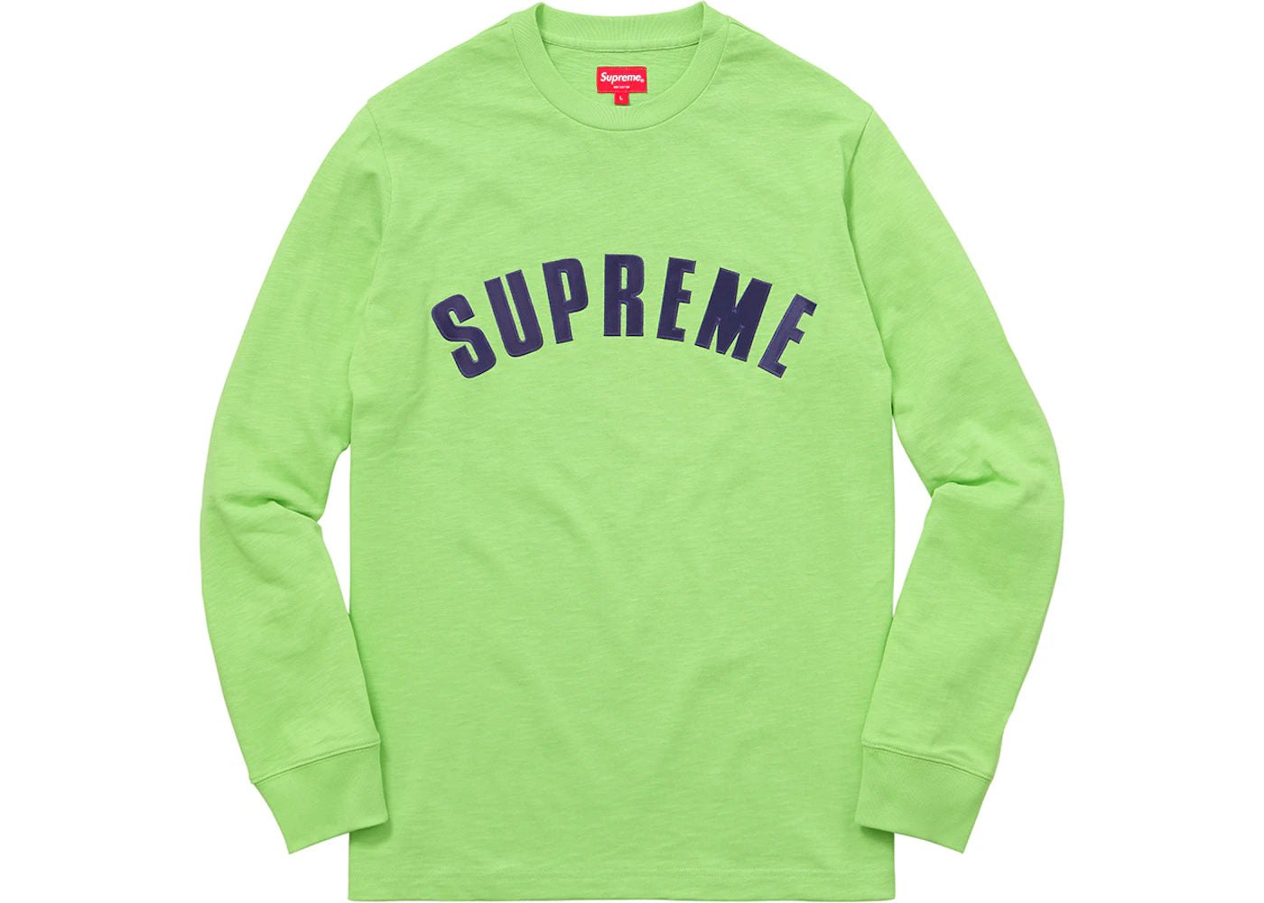 Supreme Arc Logo LS Top Lime