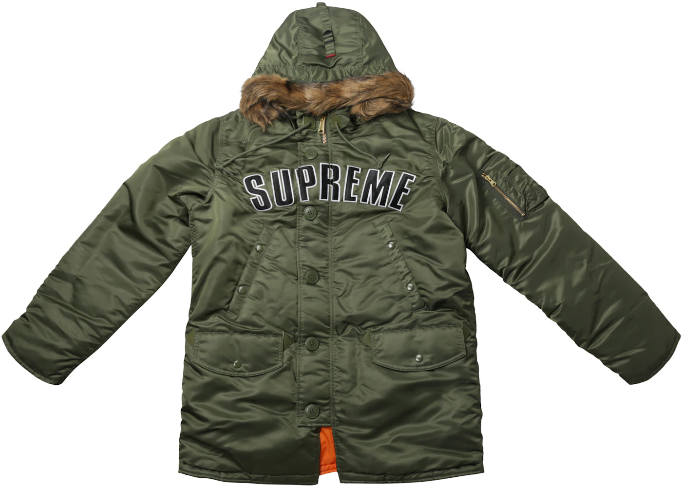 Supreme Arc Logo N3B Parka Olive