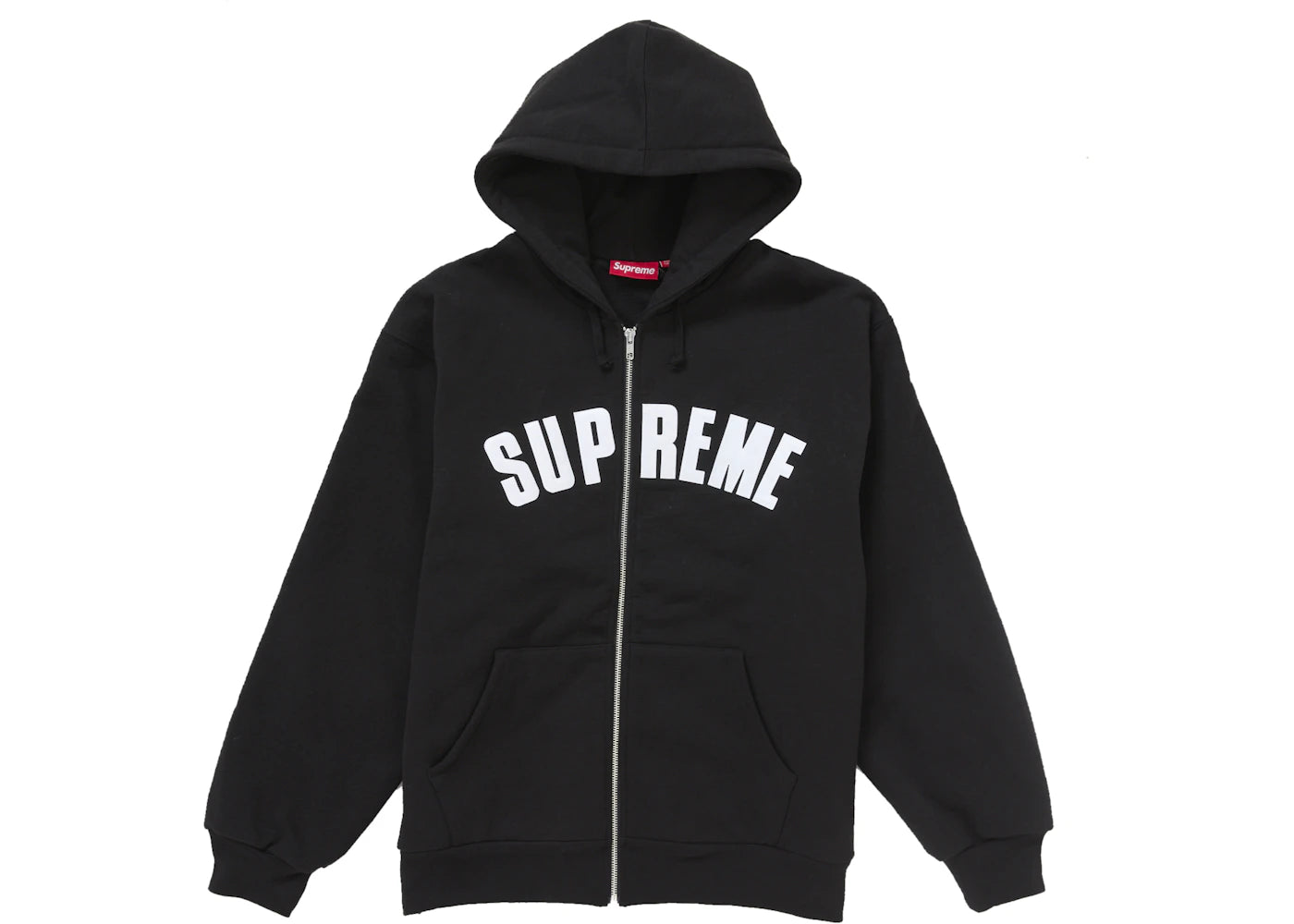 Supreme Arc Thermal Zip Up Hooded Sweatshirt Black