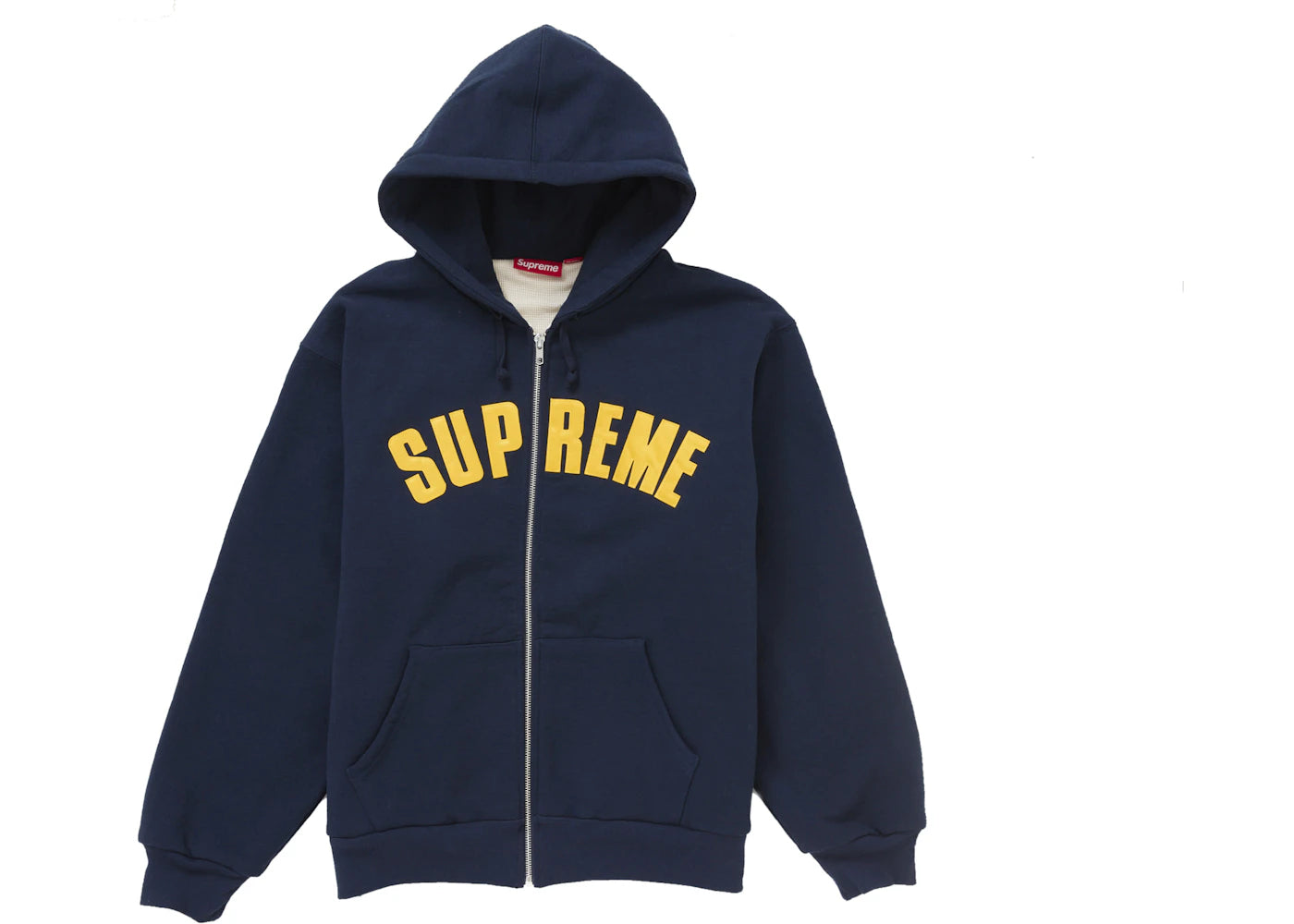 Supreme Arc Thermal Zip Up Hooded Sweatshirt Navy