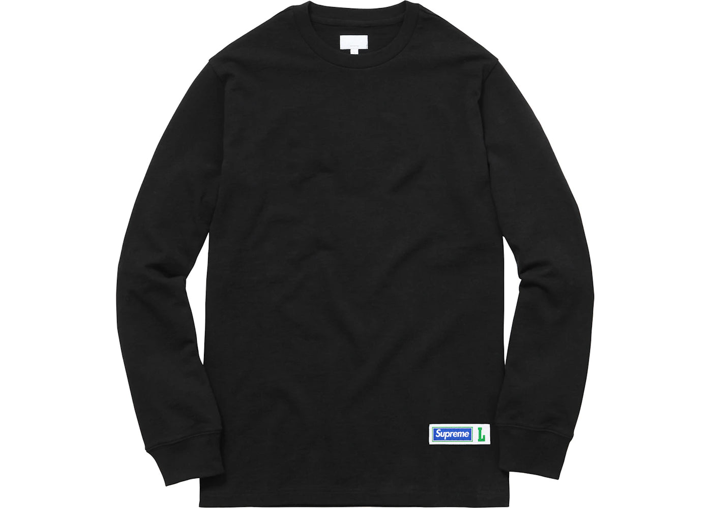 Supreme Athletic Label L/S Top Black