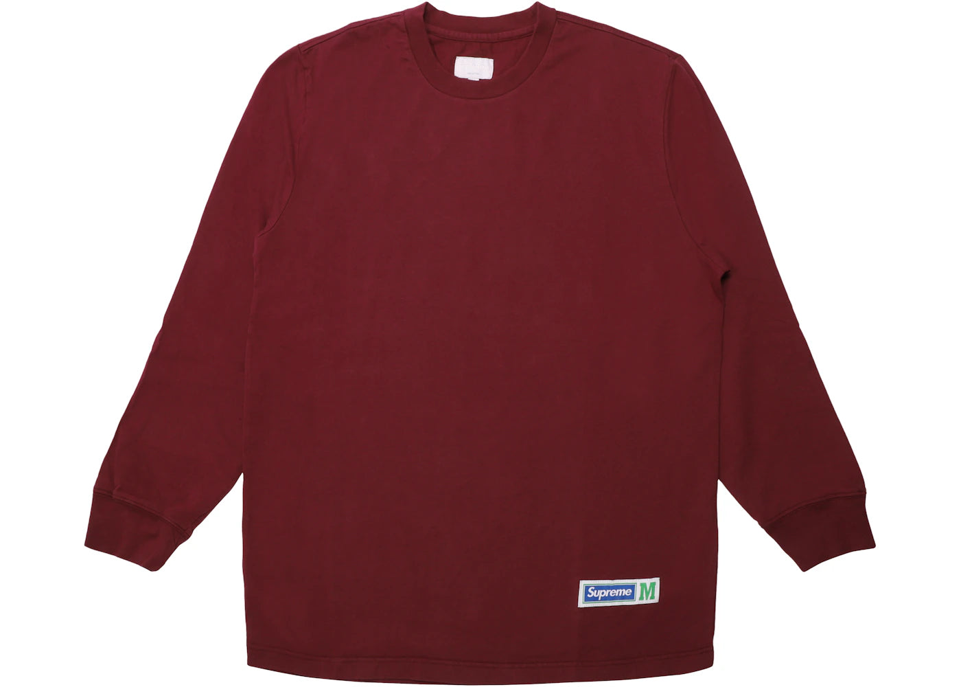 Supreme Athletic Label L/S Top Burgundy