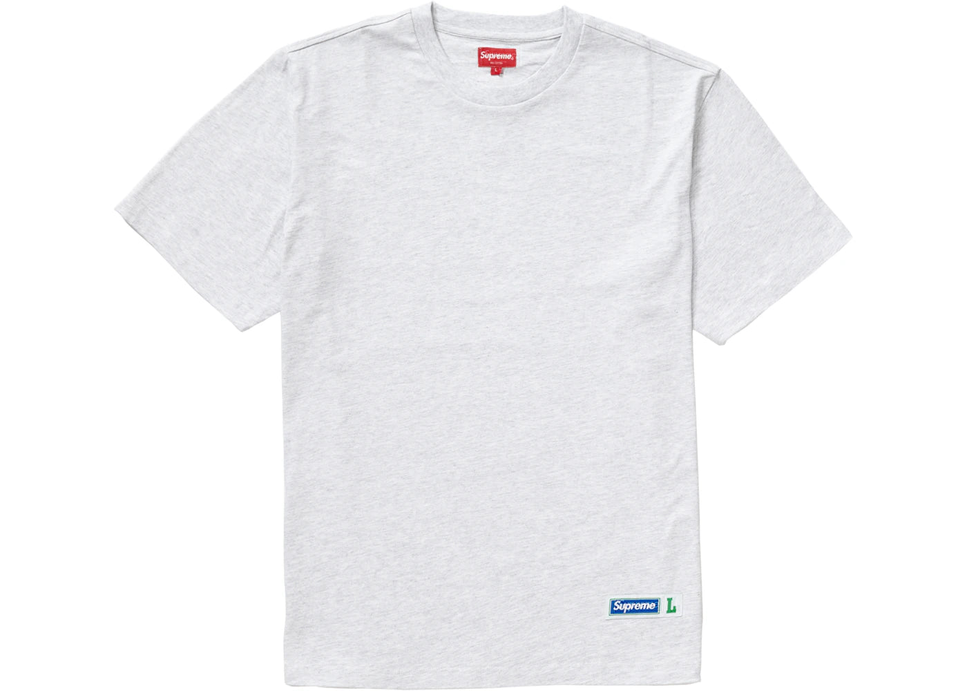 Supreme Athletic Label Tee Ash Grey