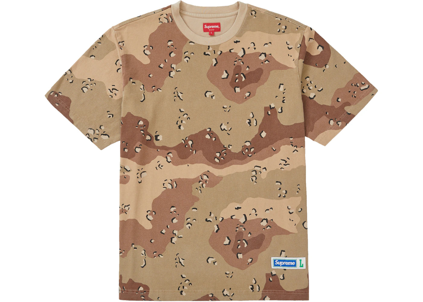 Supreme Athletic Label Tee Chocolate Chip Camo