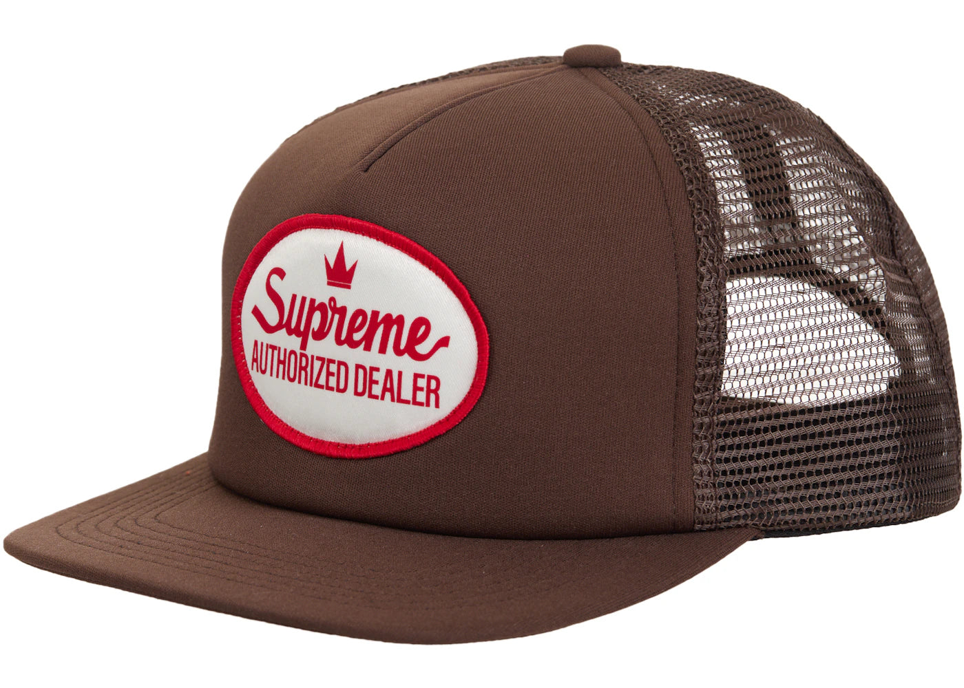 Supreme Authorized Mesh Back 5-Panel (FW24) Brown