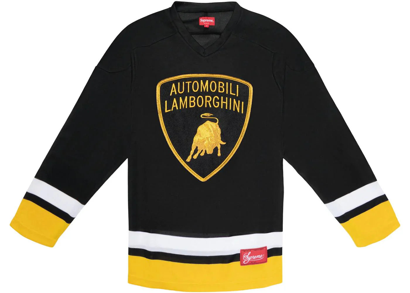 Supreme Automobili Lamborghini Hockey Jersey Black - Side Kicks