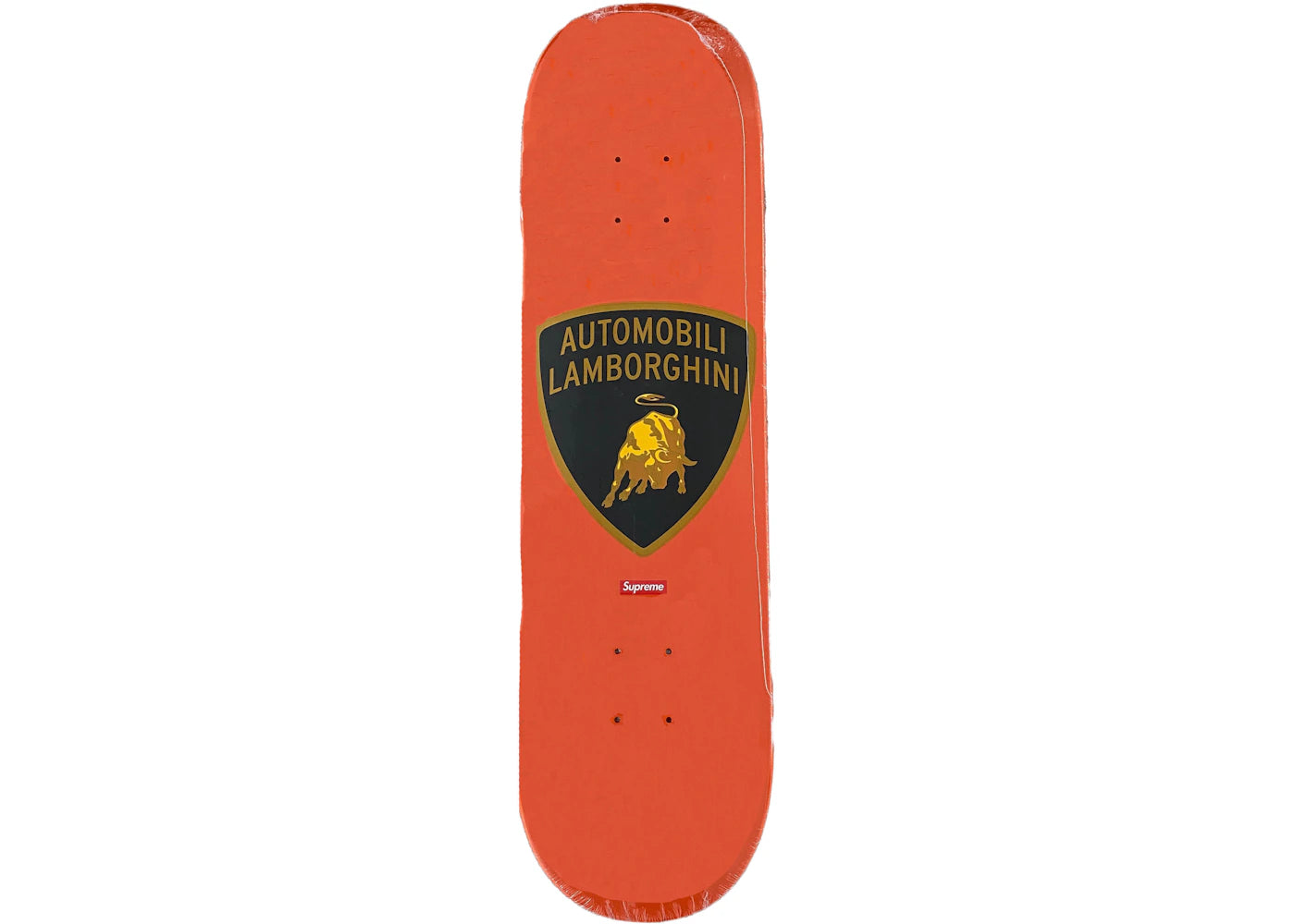 Supreme Automobili Lamborghini Skateboard Deck Orange