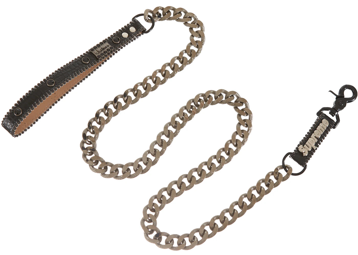 Supreme B.B. Simon Studded Dog Leash Black