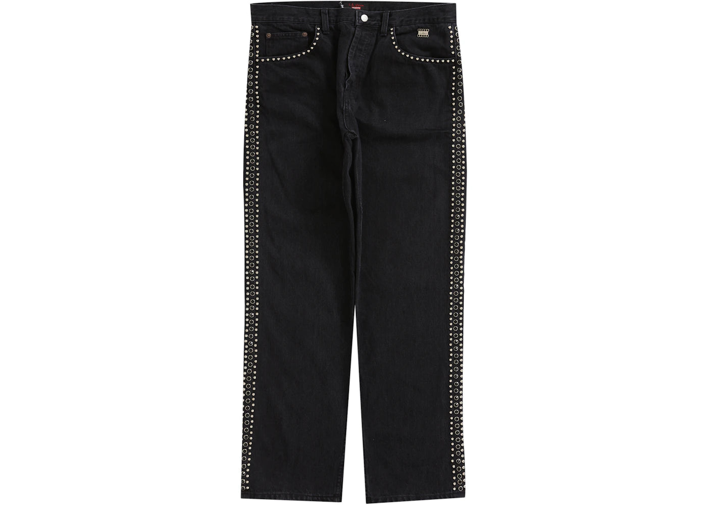 Supreme B.B. Simon Studded Regular Jean Black