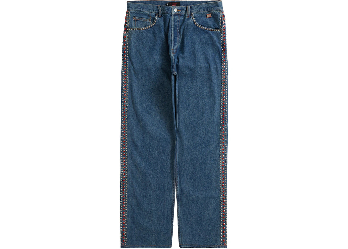 Supreme B.B. Simon Studded Regular Jean Blue