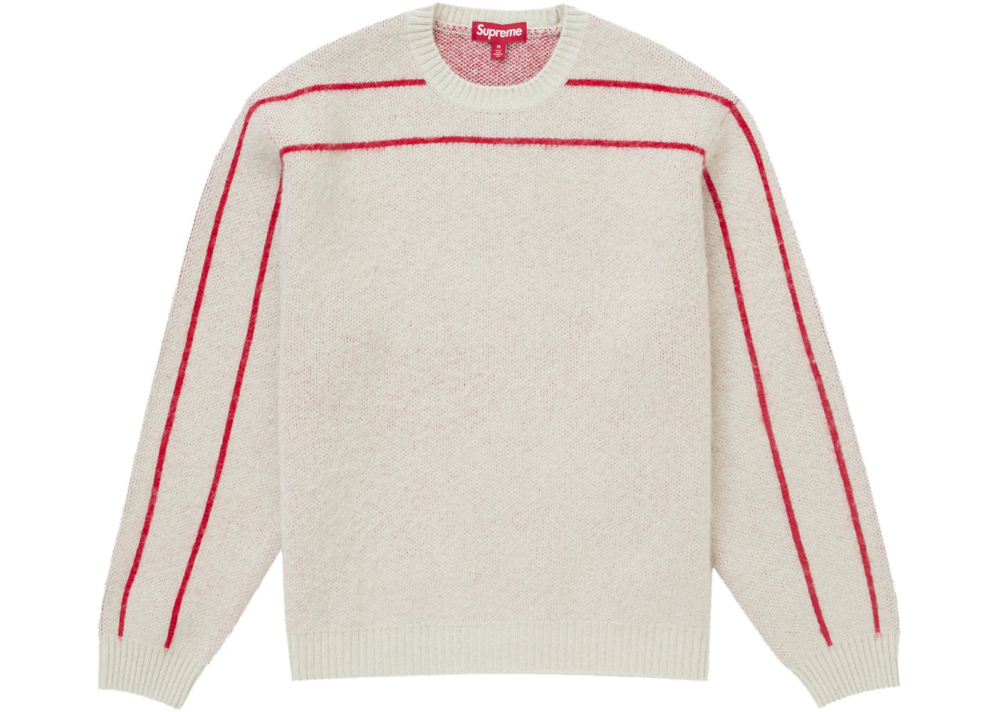 Supreme Back Stripe Sweater Stone