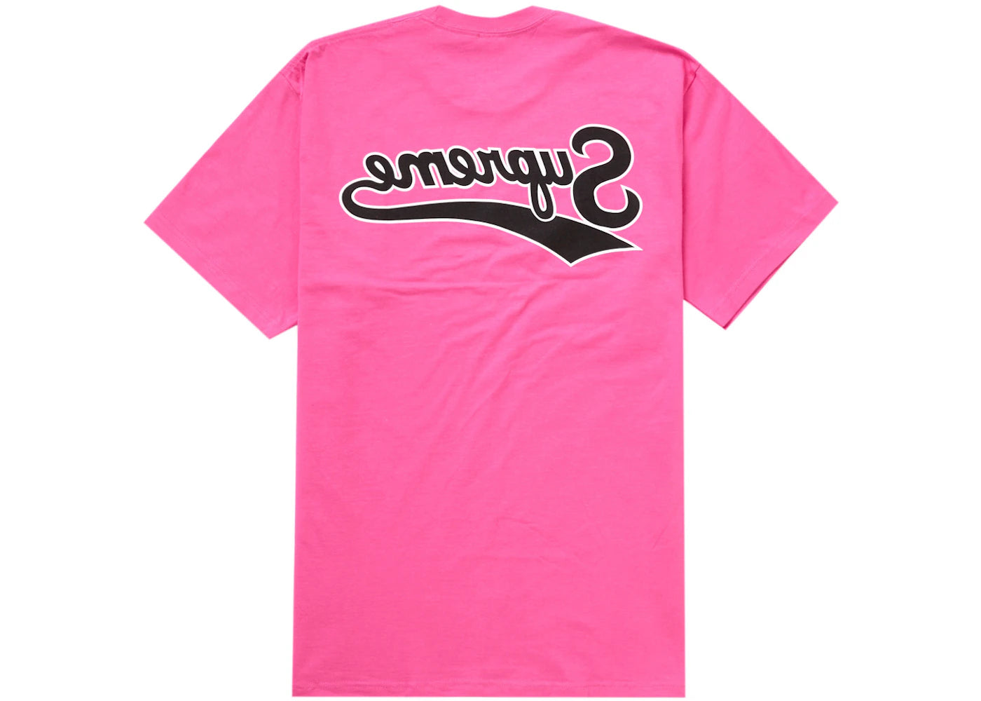 Supreme Backwards Tee Fuchsia