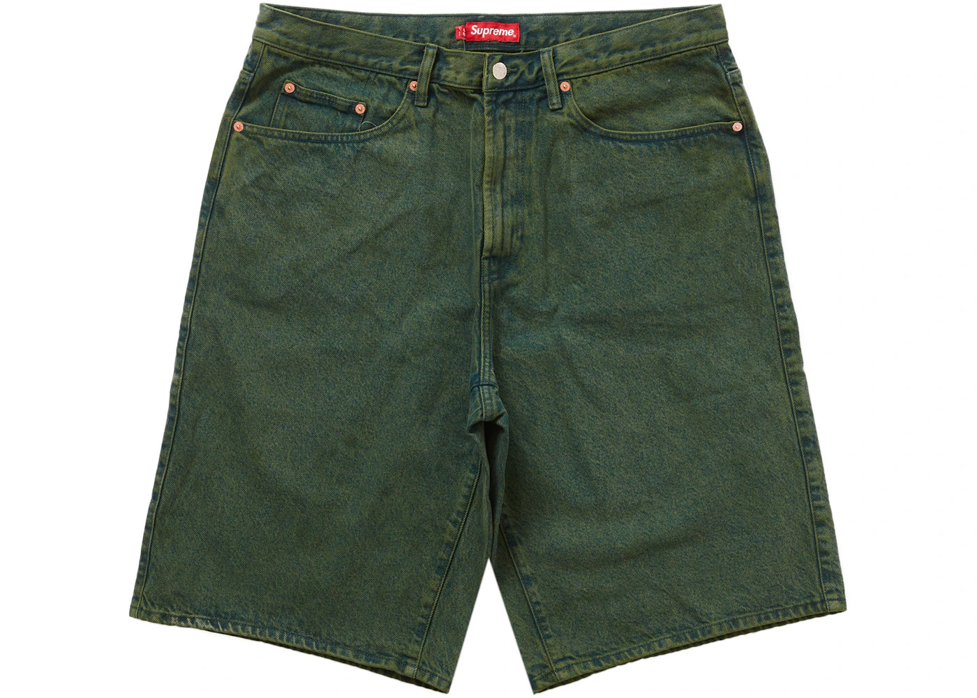 Supreme Baggy Denim Short Green