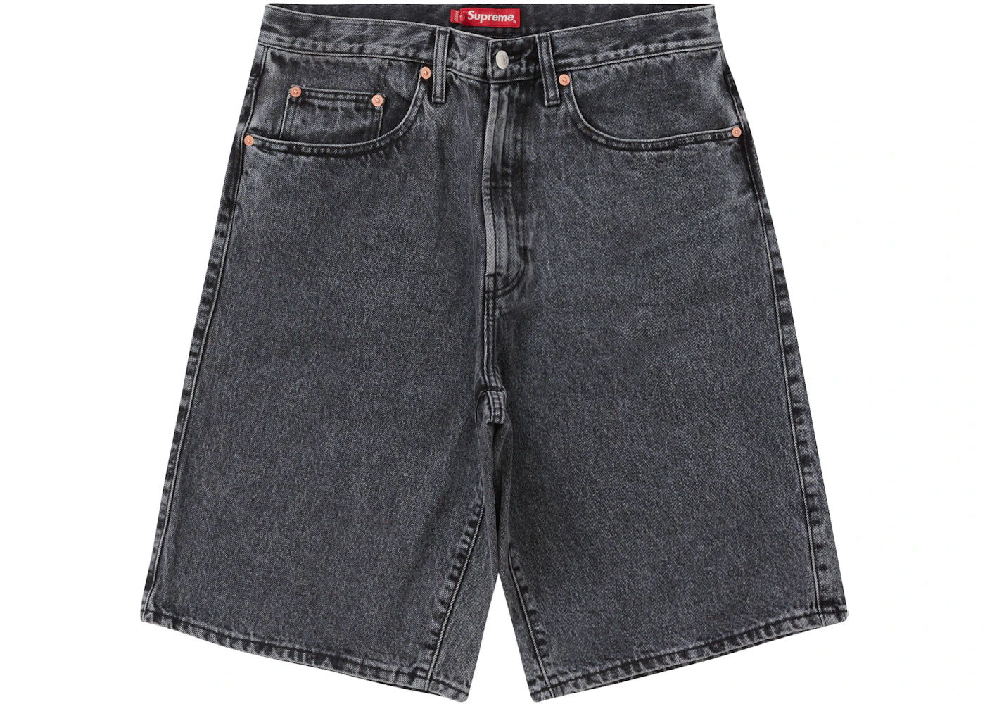 Supreme Baggy Denim Short Washed Black