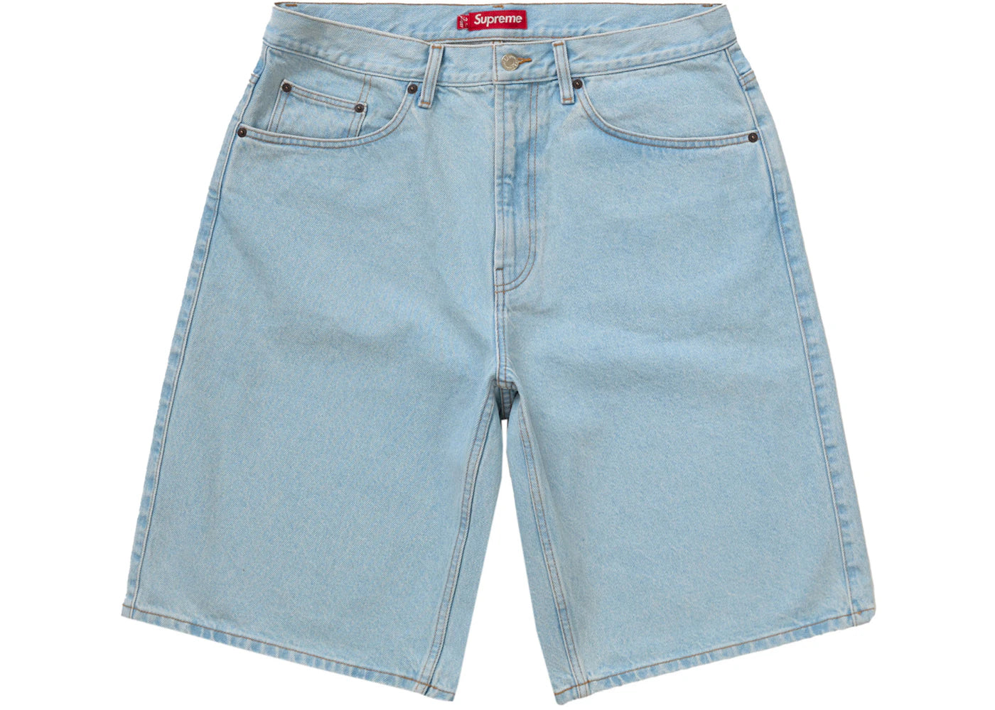 Supreme Baggy Denim Short Washed Indigo