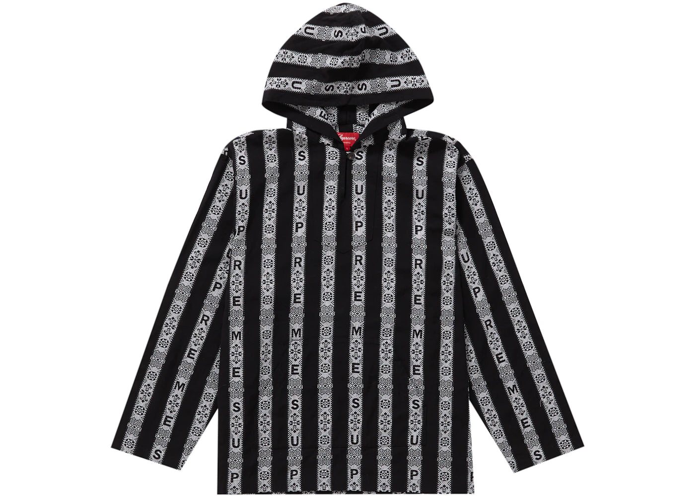 Supreme Baja Hooded Shirt Black