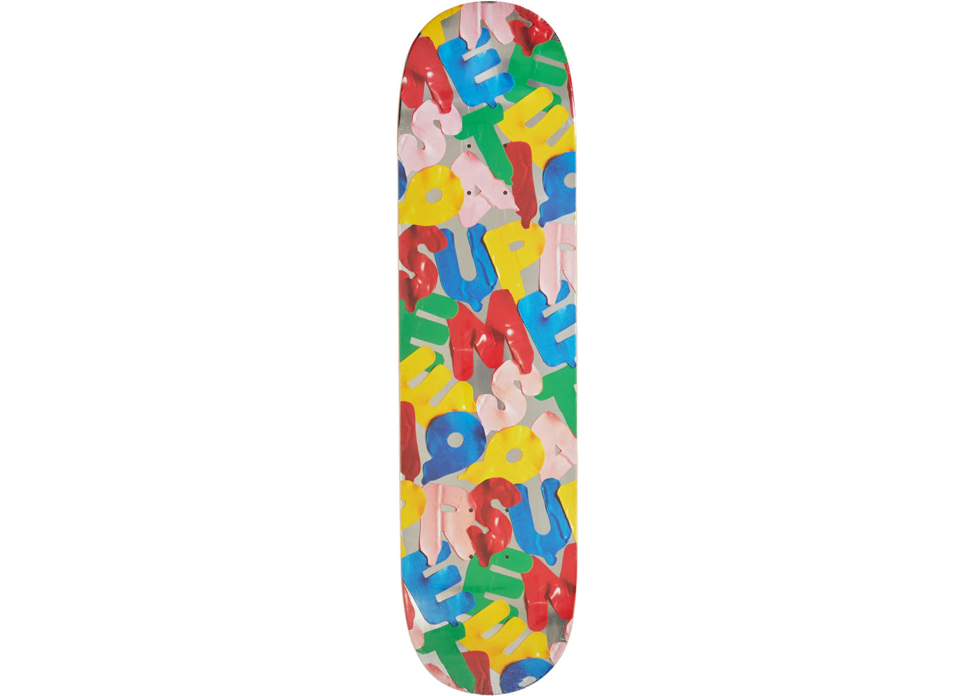 Supreme Balloons Skateboard Deck Silver