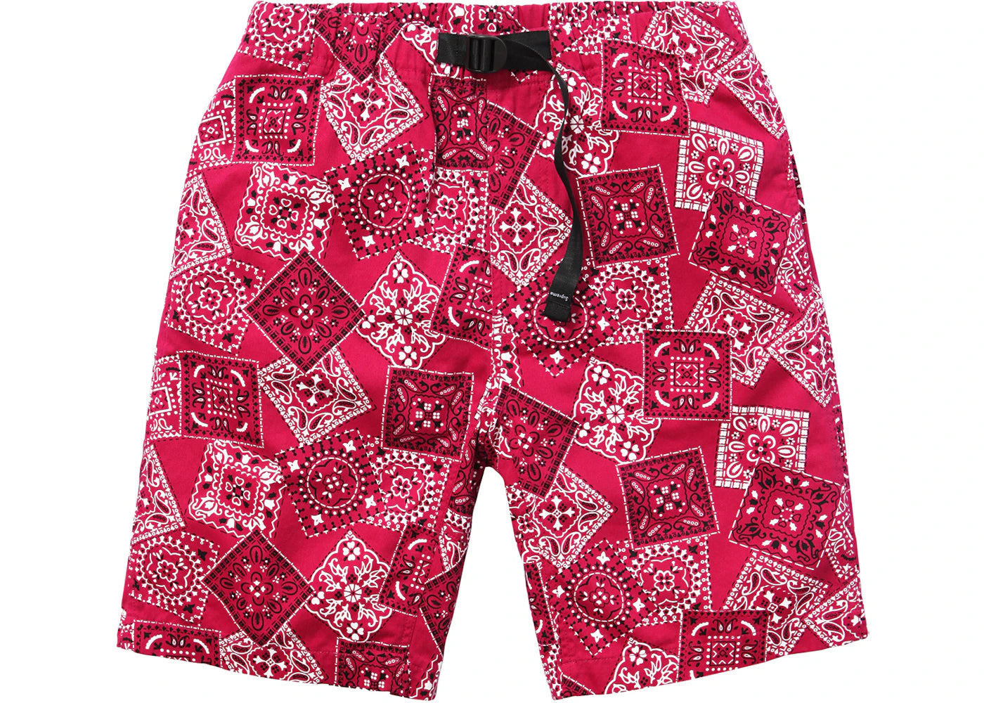 Supreme Bandana Belted Short Red