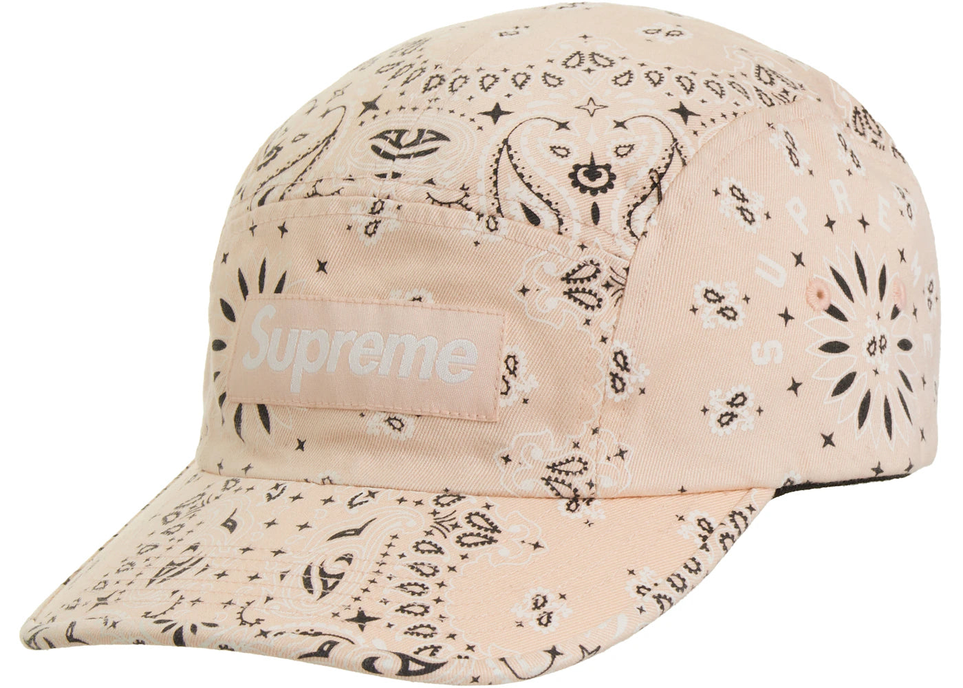Supreme Bandana Camp Cap Tan