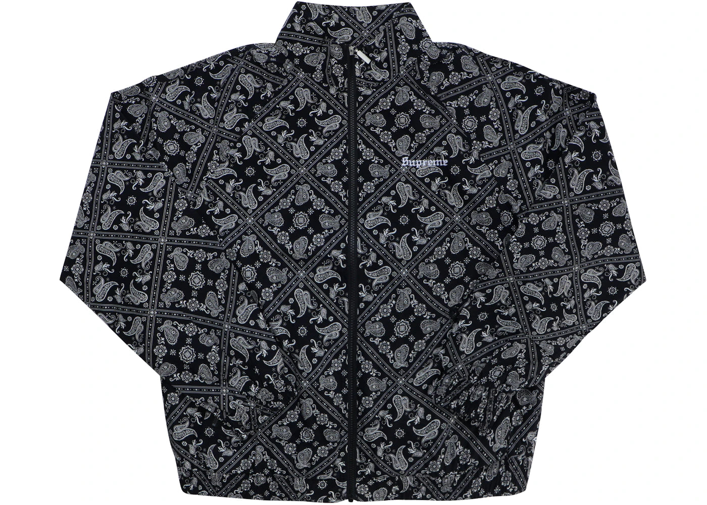 Supreme Bandana Track Jacket Black