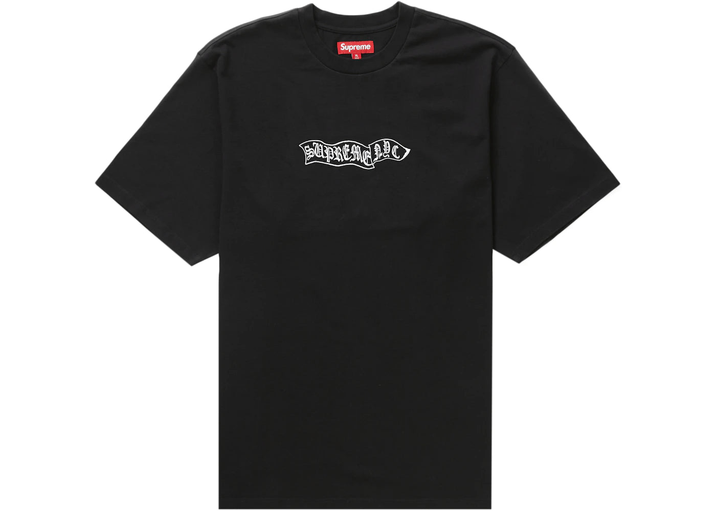 Supreme Banner S/S Top Black