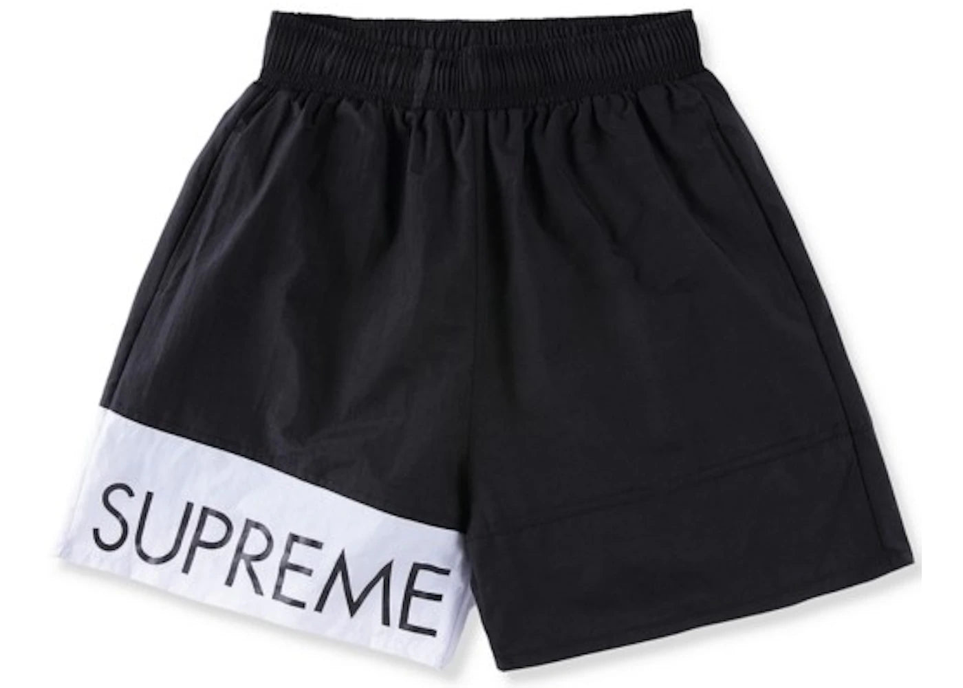 Supreme Banner Water Short Black