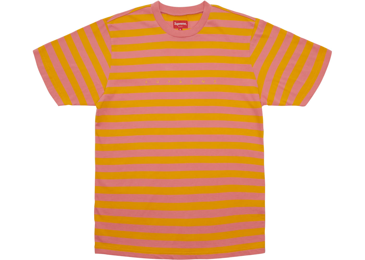 Supreme Bar Stripe Tee Pink