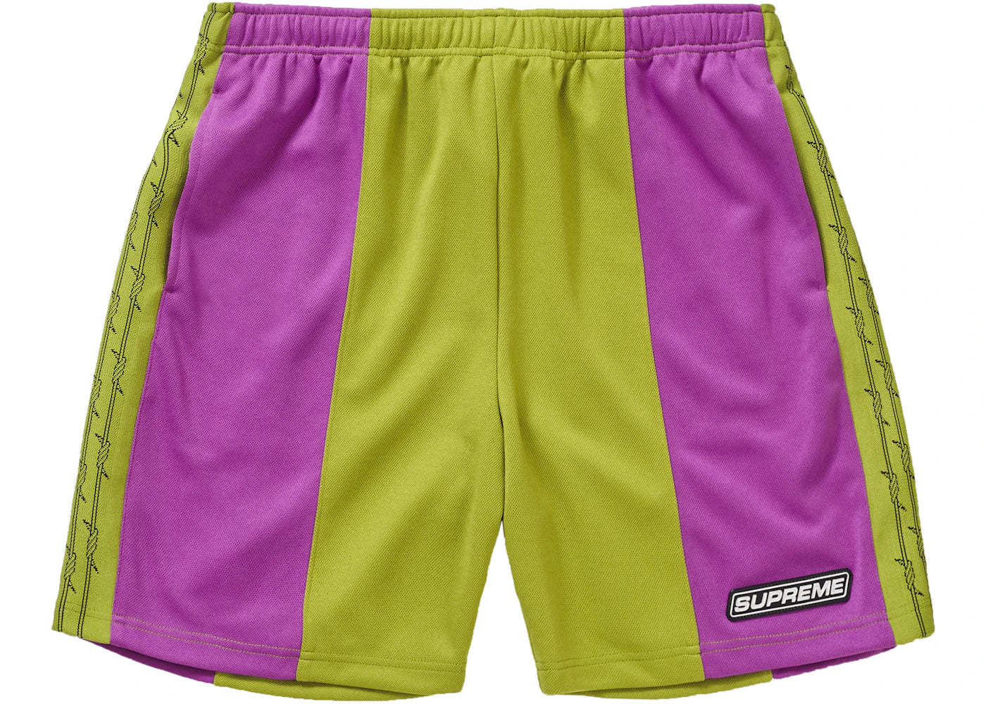 Supreme Barbed Wire Athletic Short Purple