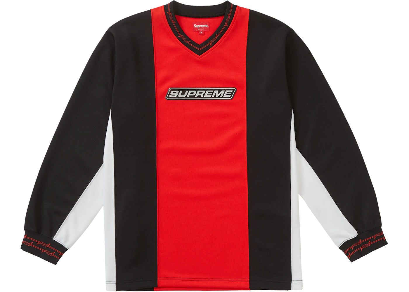 Supreme Barbed Wire Moto Jersey Red