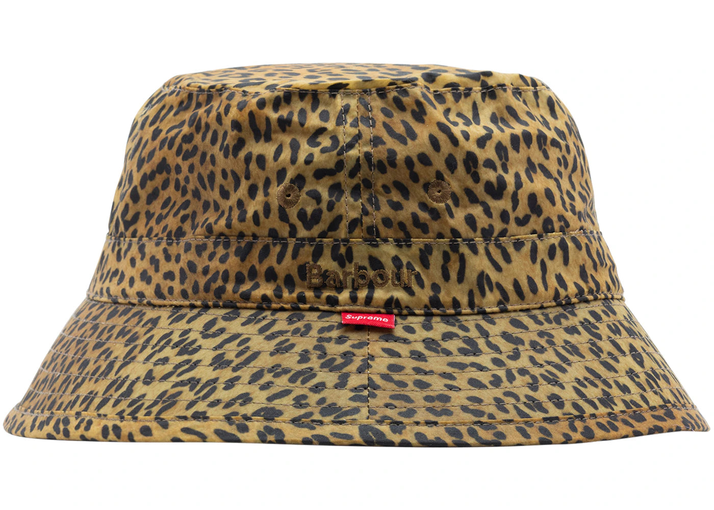 Supreme Barbour Waxed Cotton Crusher Leopard