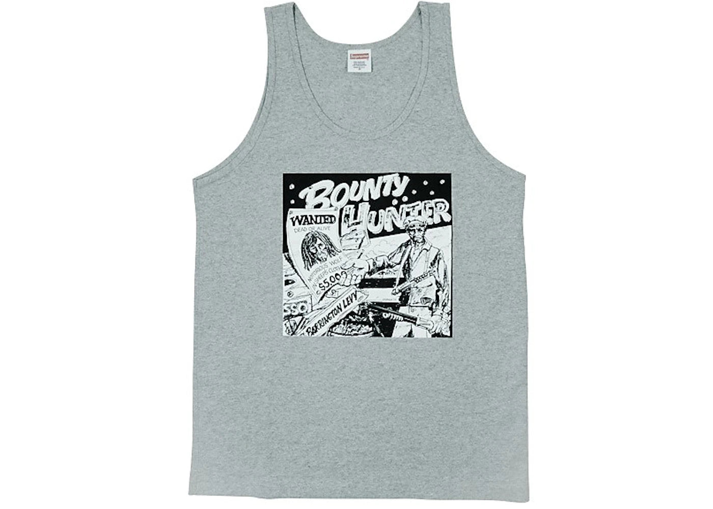 Supreme Barrington Levy Jah Life Bounty Hunter Tank Top Grey