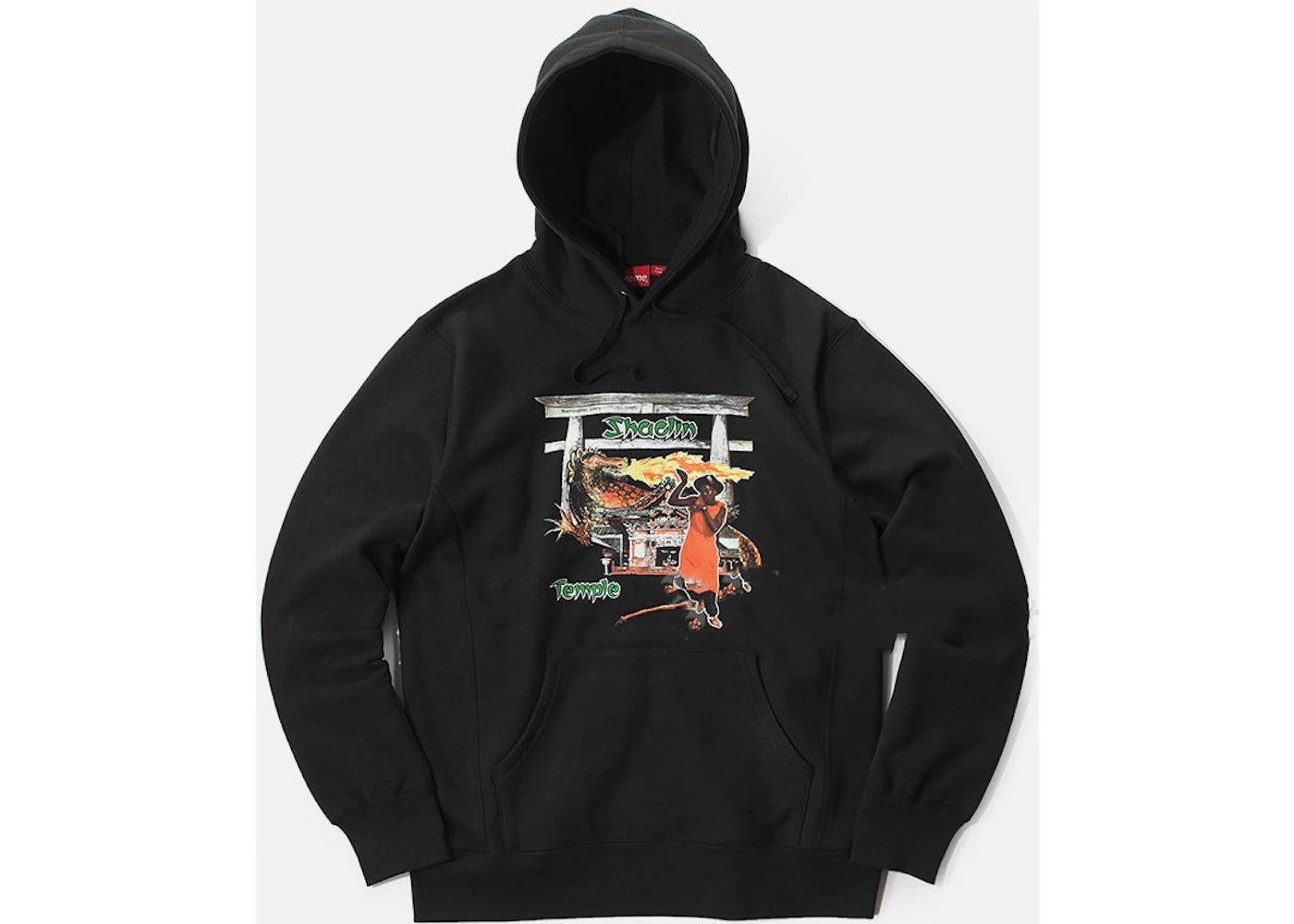 Supreme Barrington Levy Jah Life Shaolin Temple Hooded Sweatshirt Black