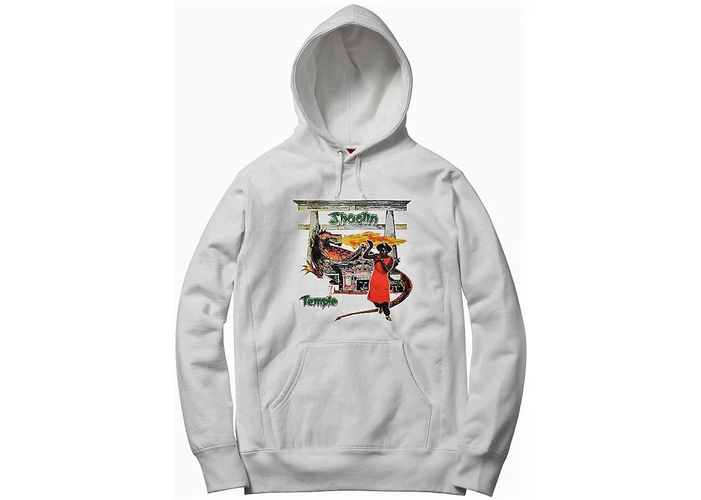 Supreme Barrington Levy Jah Life Shaolin Temple Hooded Sweatshirt White