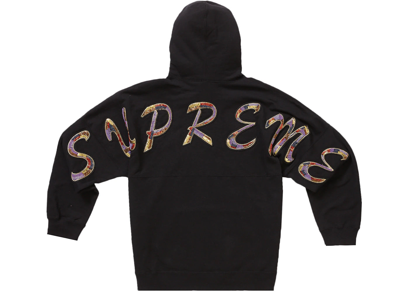 Supreme Beaded Hooded Sweatshirt Black