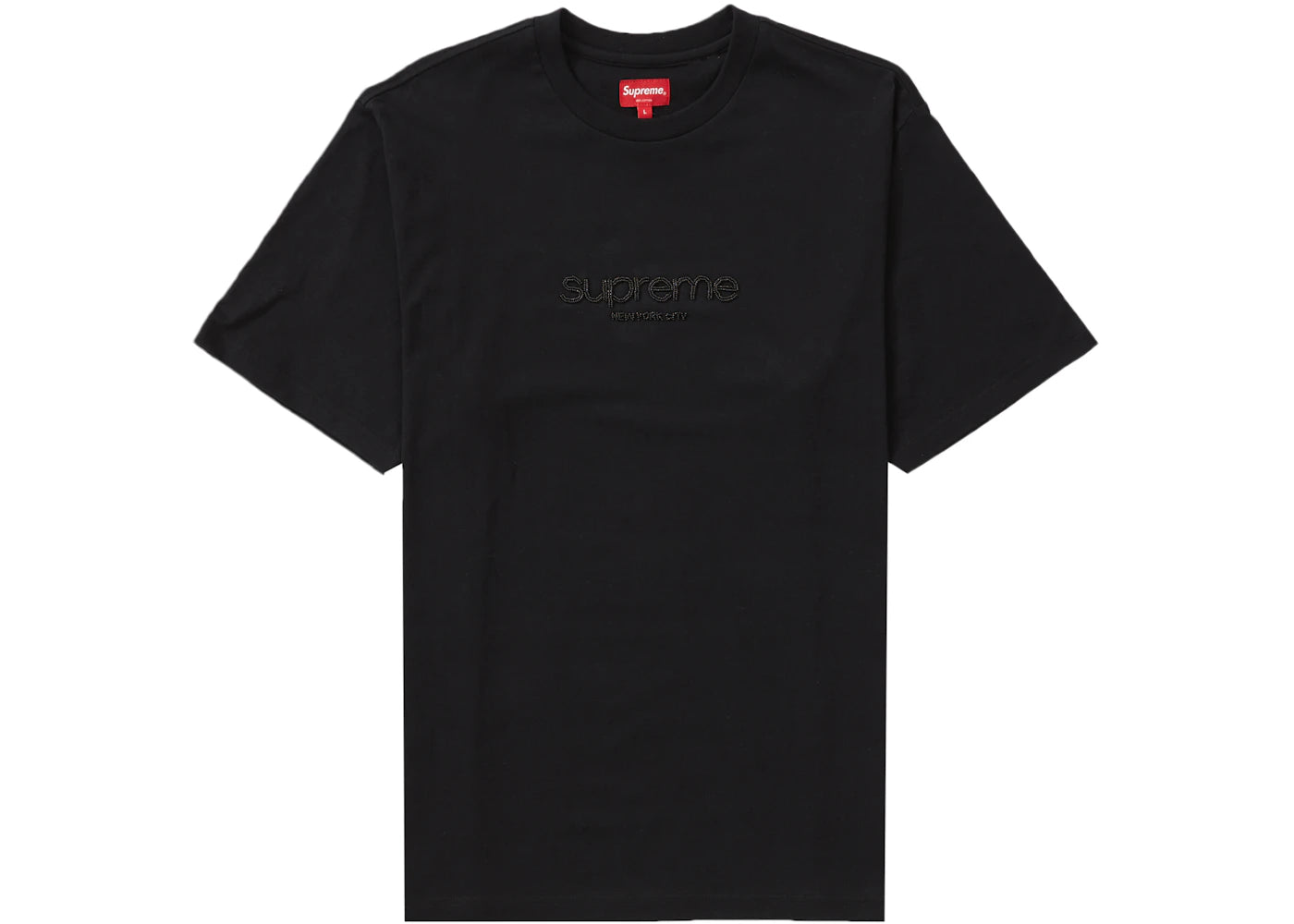 Supreme Beaded Logo S/S Top Black