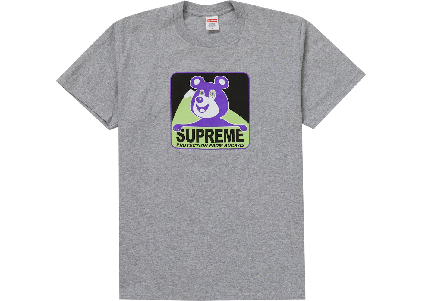 Supreme Bear Tee Heather Grey