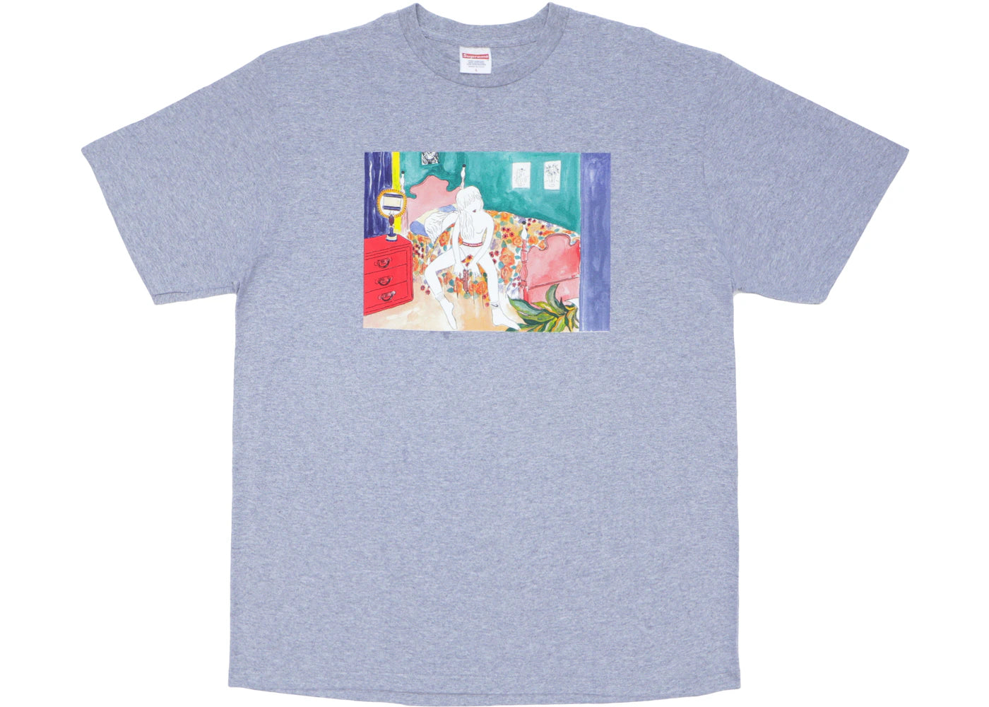 Supreme Bedroom Tee Heather Grey