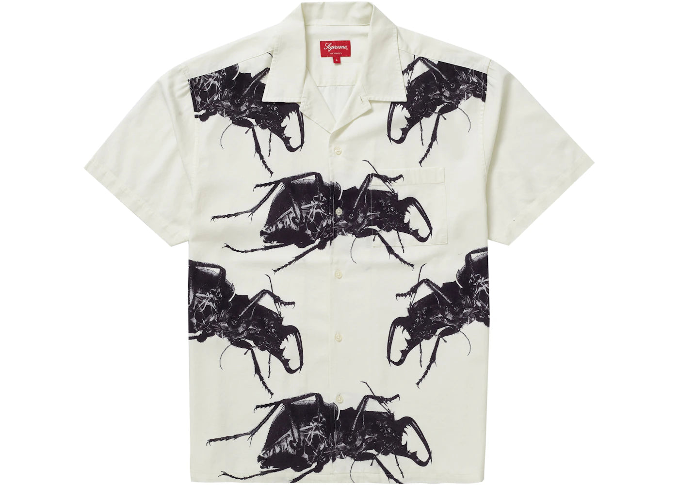 Supreme Beetle S/S Shirt White