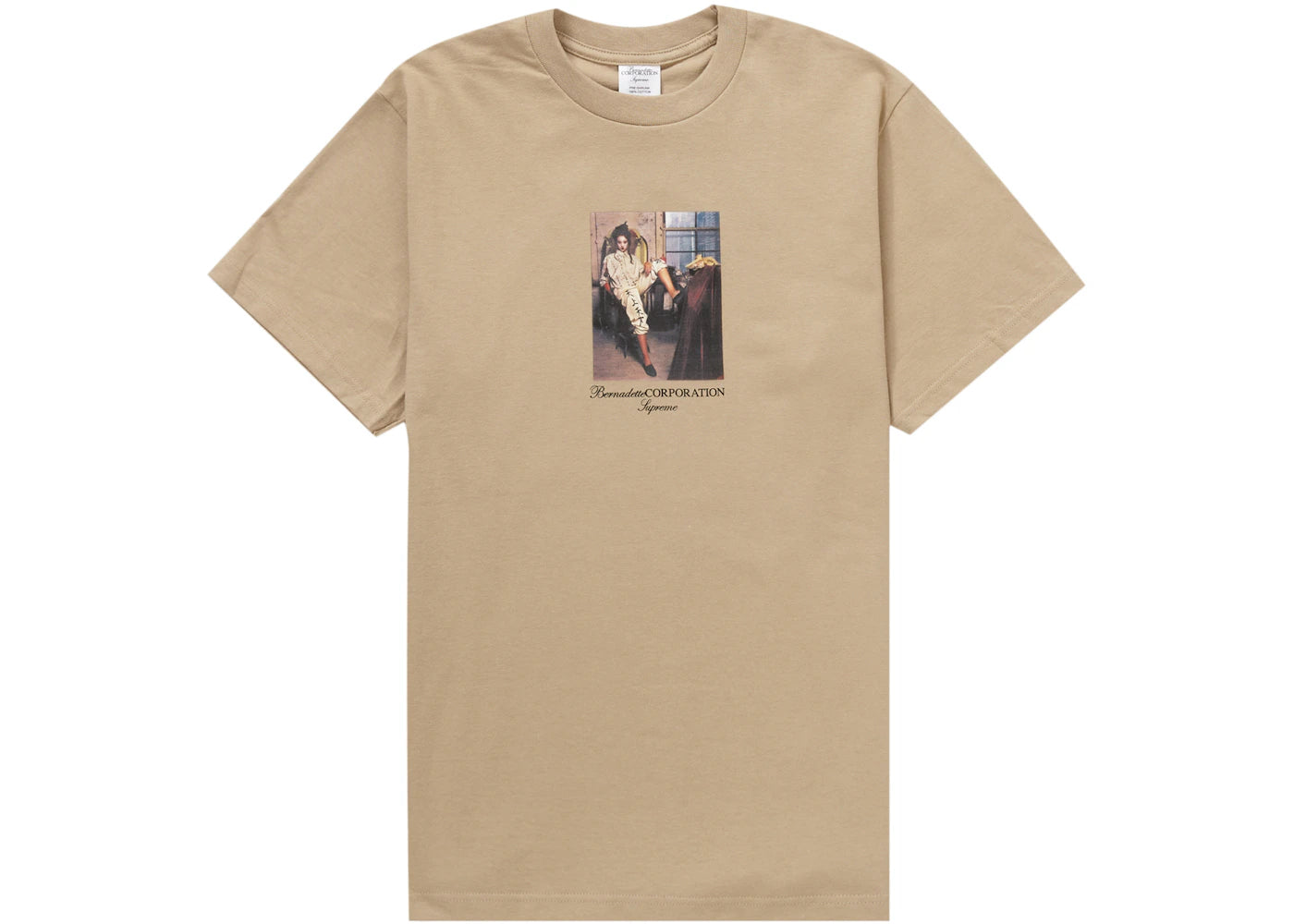 Supreme Bernadette Corporation Fuck Tee Khaki