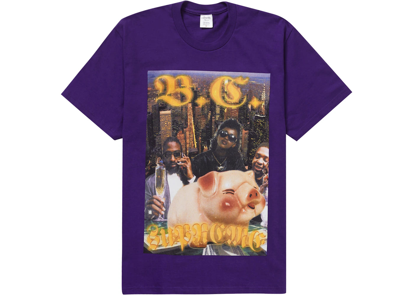 Supreme Bernadette Corporation Money Tee Purple