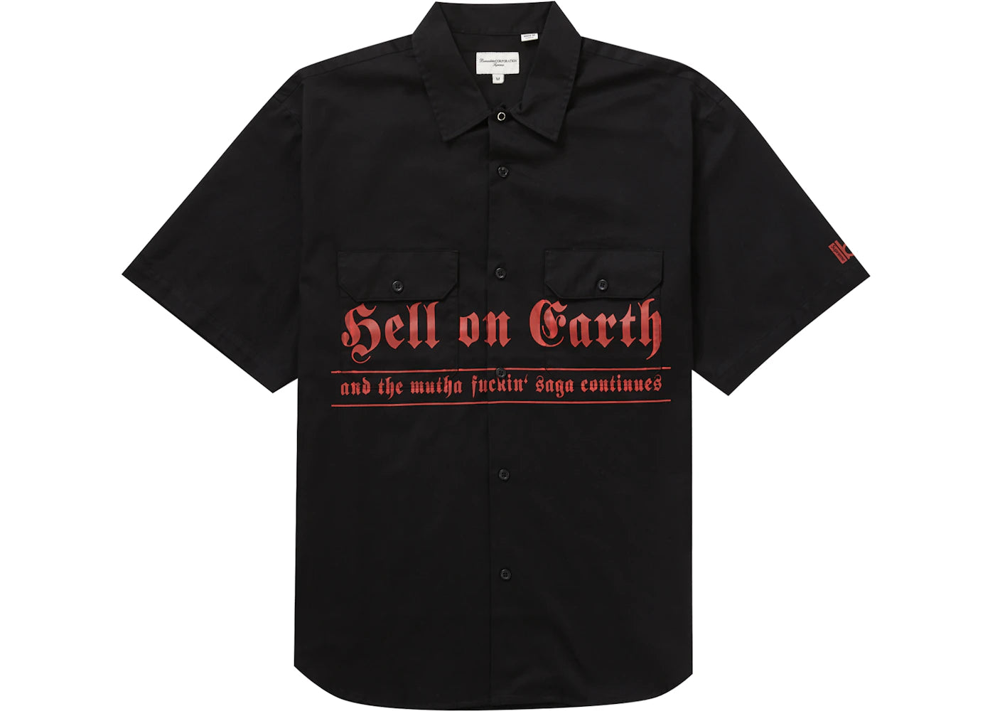 Supreme Bernadette Corporation S/S Work Shirt Black