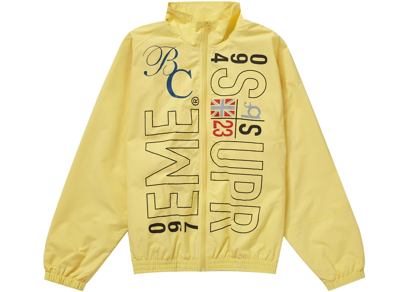 Supreme Bernadette Corporation Track Jacket Pale Yellow